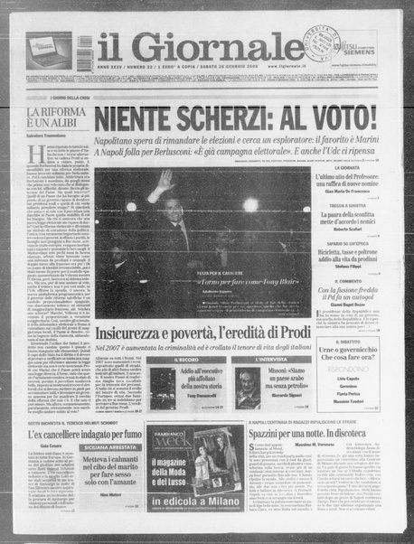 Il giornale : quotidiano del mattino